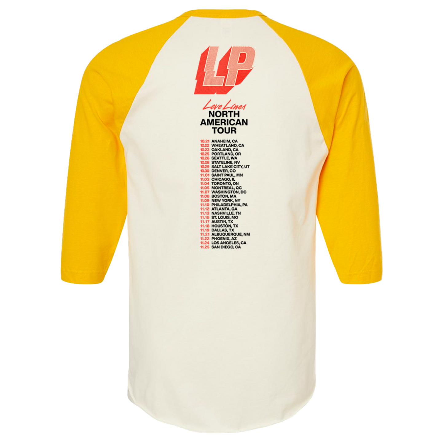 Love Lines 2023 Tour - Raglan