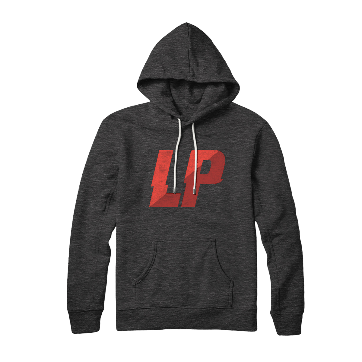 LP - Grey Logo Hoodie