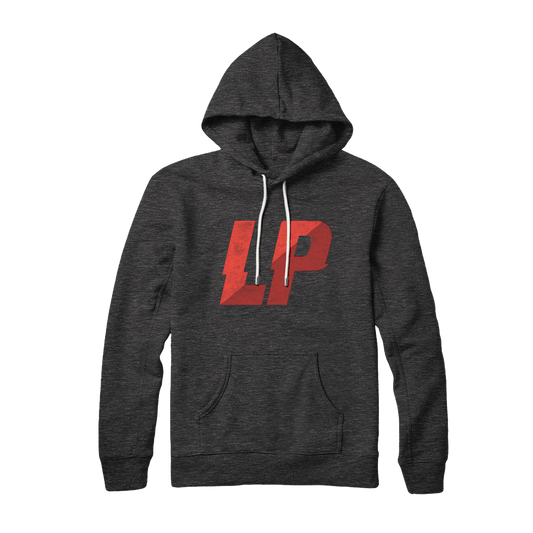 LP - Grey Logo Hoodie